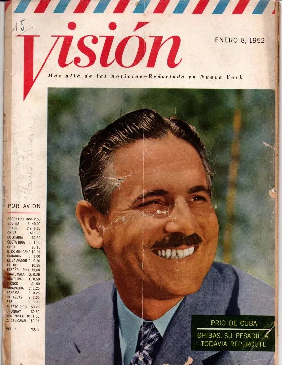 Portada de 1. VISIÓN Enero 8, 1952