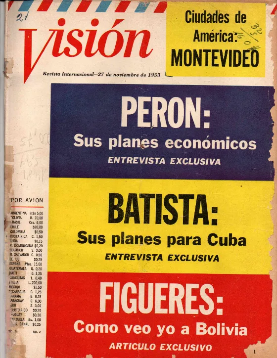 Portada de 11. VISIÓN Noviembre 27, 1953