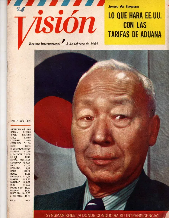 Portada de 2. VISIÓN Febrero 5, 1954