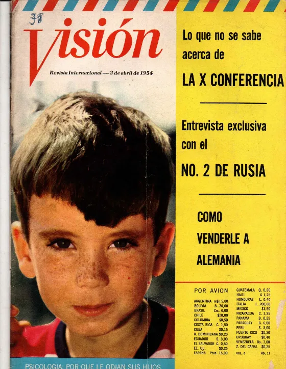 Portada de 4. VISIÓN Abril 2, 1954