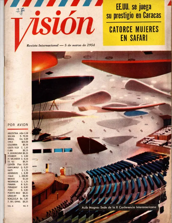 Portada de 04. VISIÓN Marzo 5, 1954