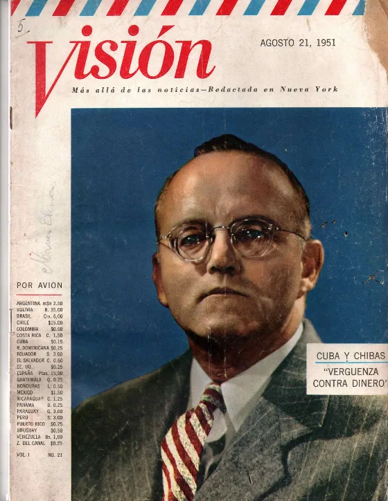 Portada de VISIÓN · 7 de agosto de 1951