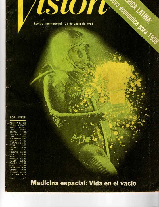 Portada de VISIÓN Enero de 1958 1