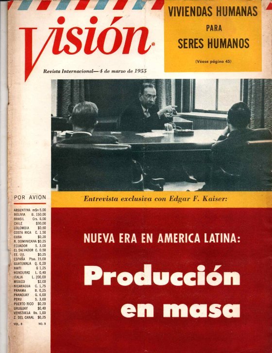 Portada de 03. VISIÓN Marzo 4, 1955